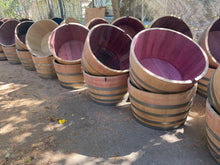 Load image into Gallery viewer, Reclaimed Half Barrel Planters