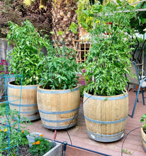 Load image into Gallery viewer, Reclaimed Half Barrel Planters