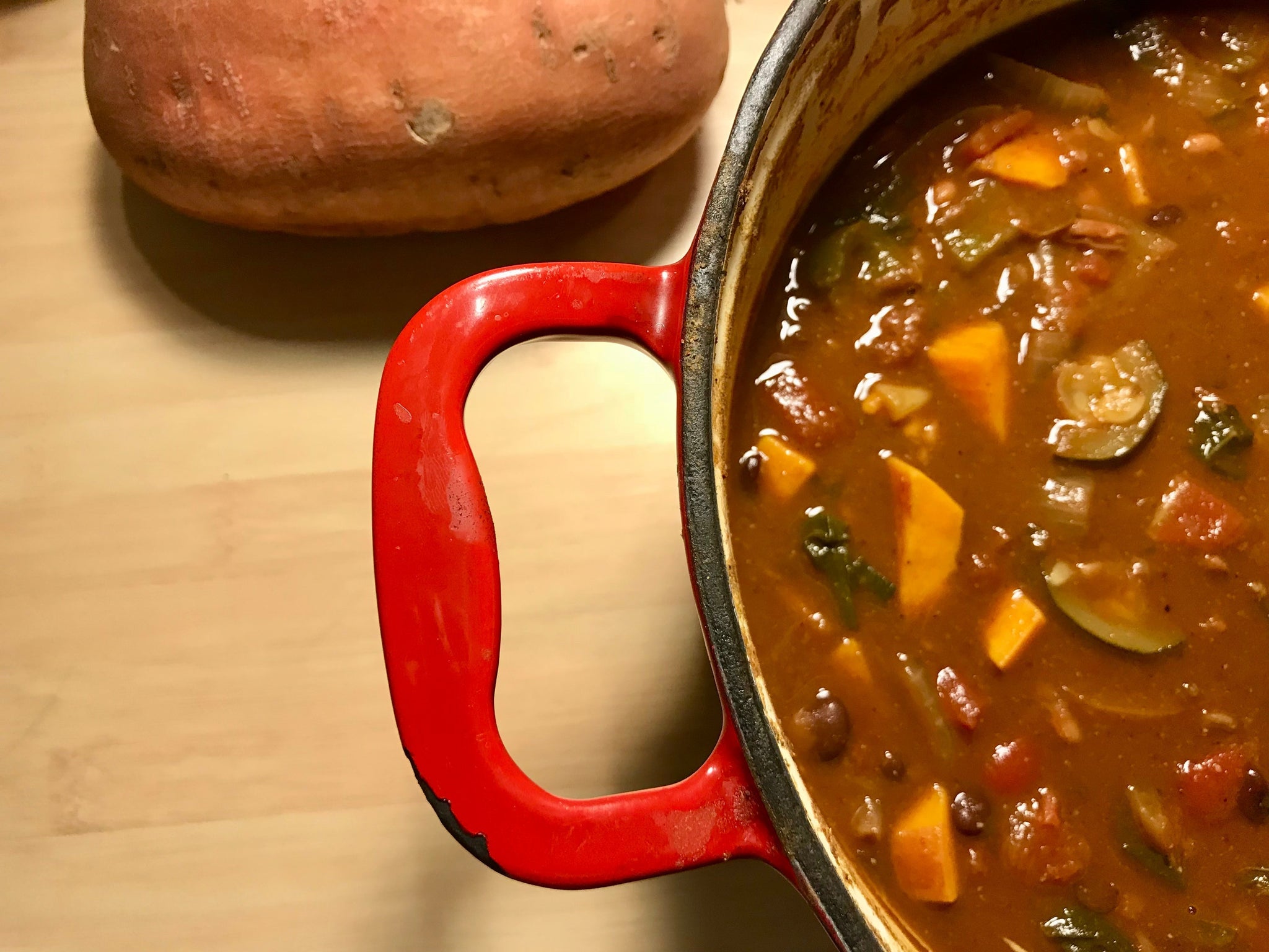 Sweet Potato Chili For Winter Nourishment