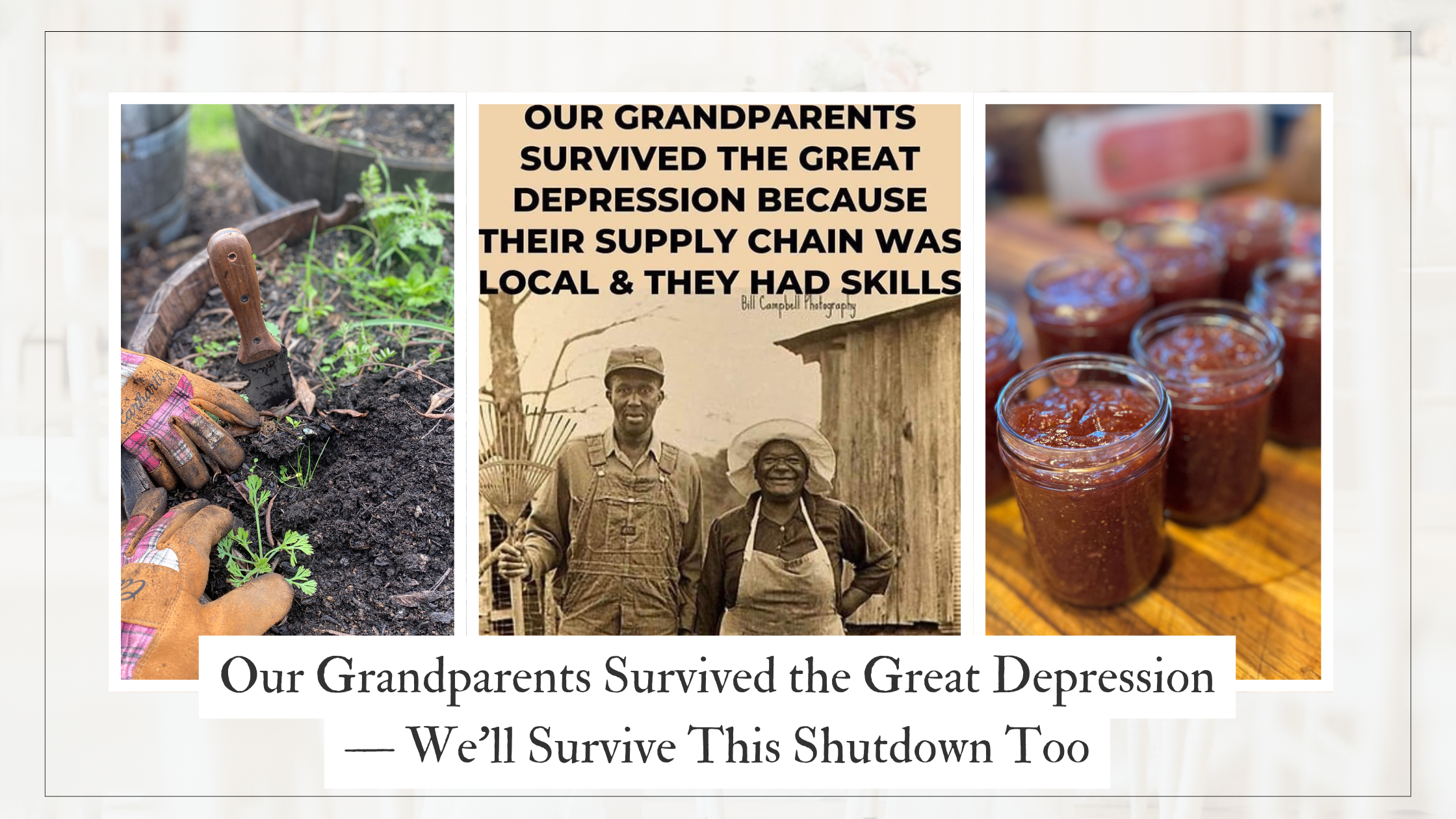 Our Grandparents Survived the Great Depression — We’ll Survive This Shutdown Too