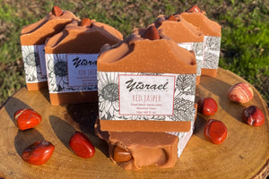 Red Jasper Handcrafted Soap