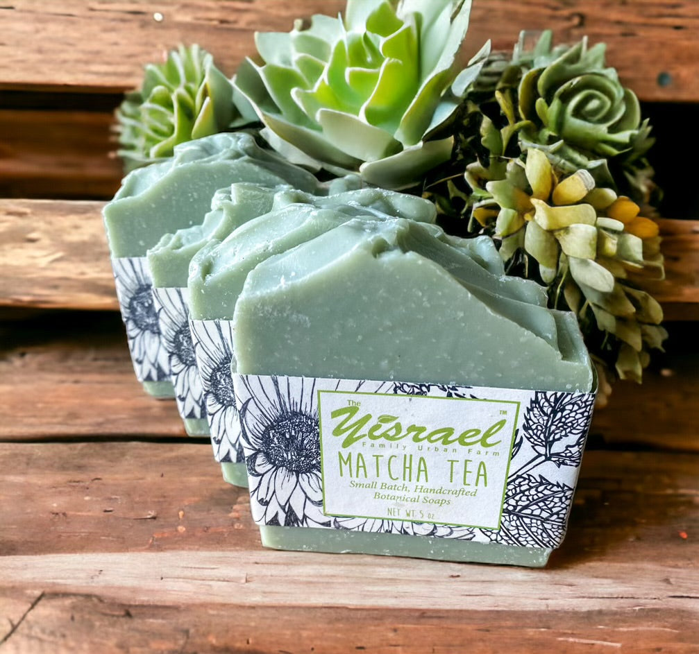 Matcha Tea with Shea Butter Handcrafted Soap Bar