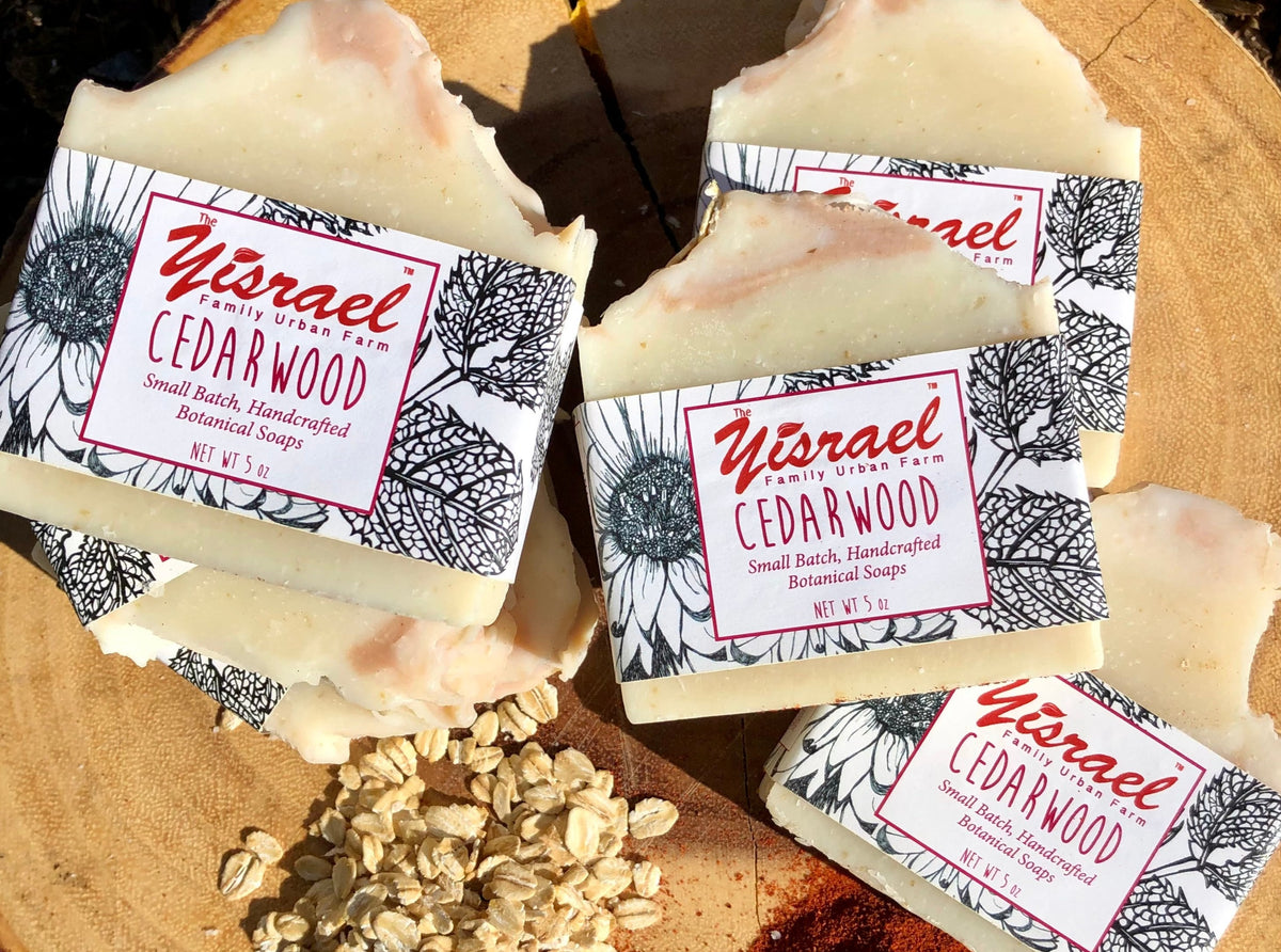 Cedarwood + Oatmeal Handcrafted Soap