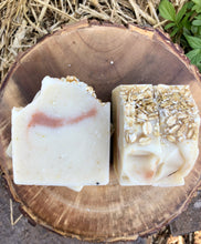 Load image into Gallery viewer, Cedarwood + Oatmeal Handcrafted Soap