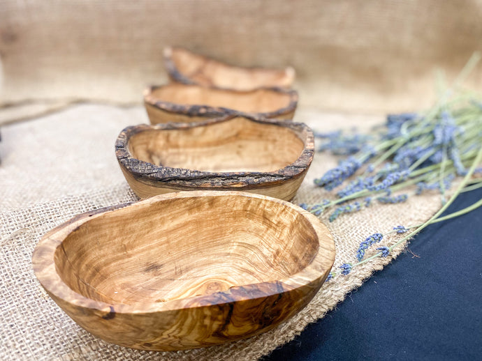 Rustic Olive Wood Soap Dish