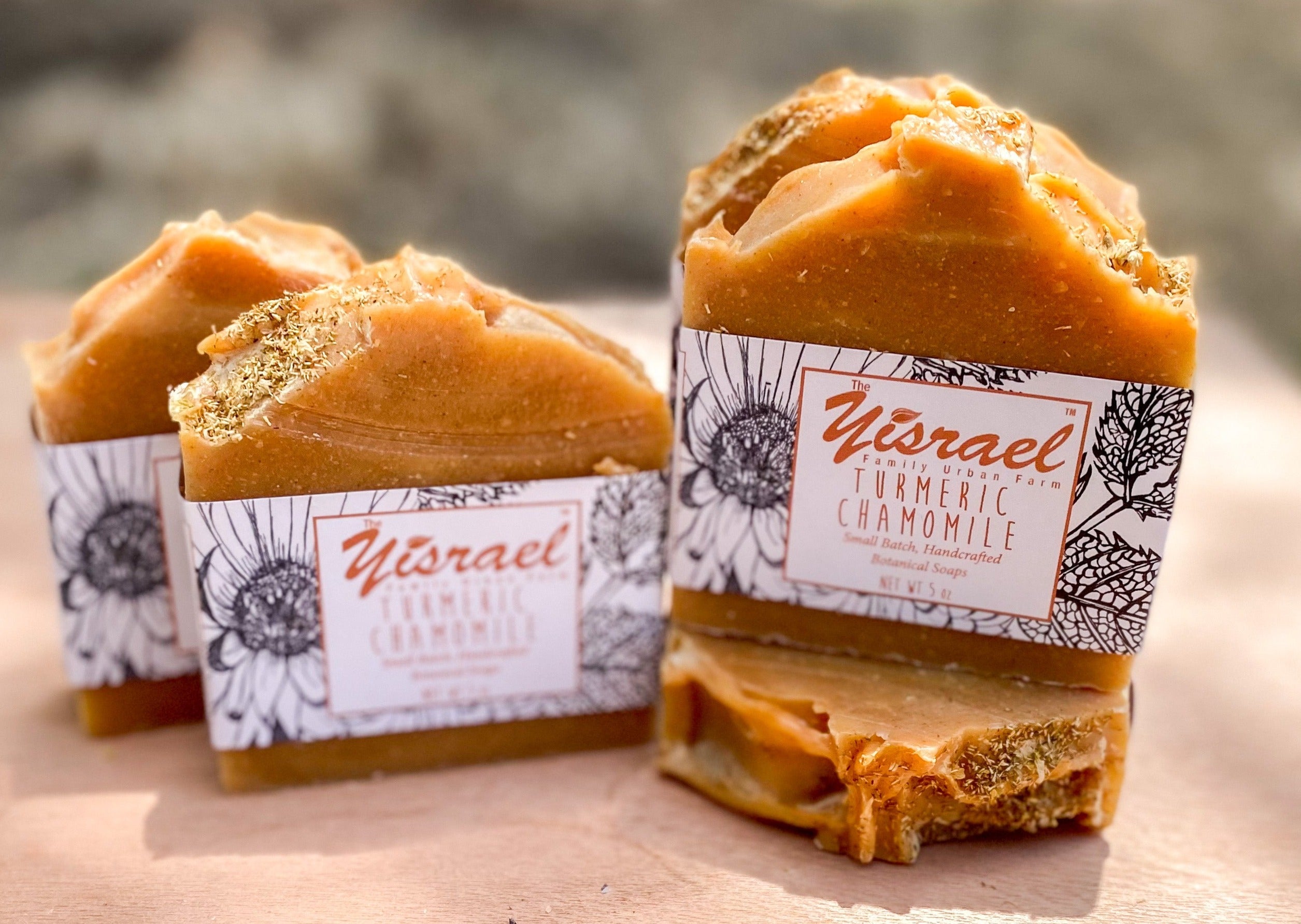 Turmeric Chamomile Soap with Shea Butter